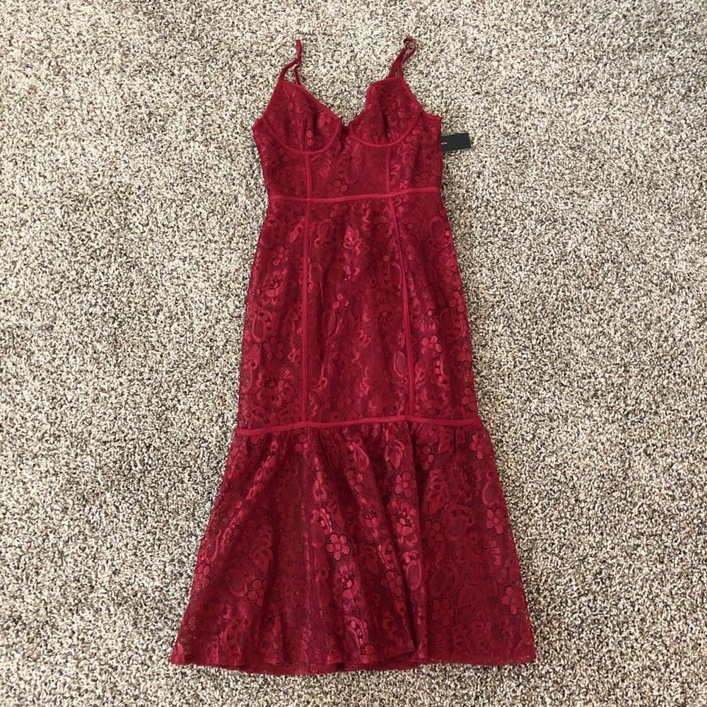 Lulu’s Red Mermaid Dress